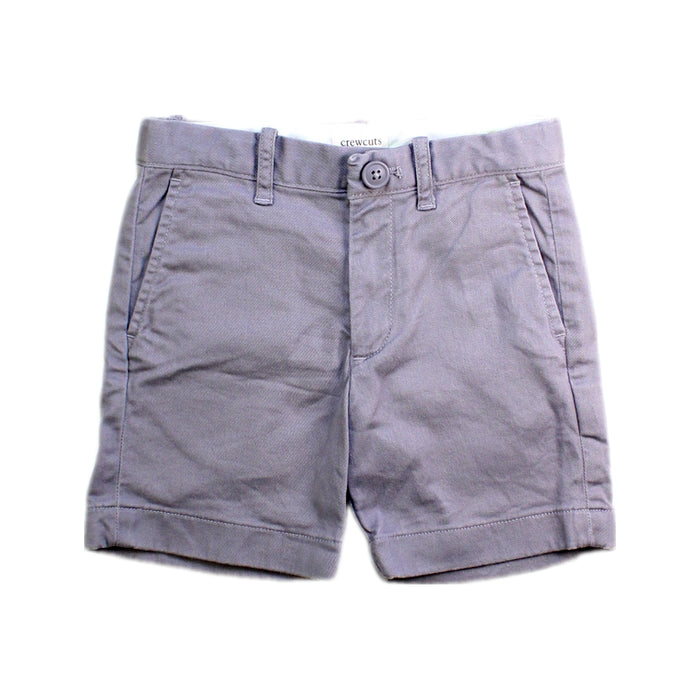 A Grey Shorts from Crewcuts in size 3T for boy. (Front View)