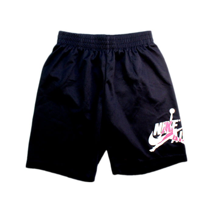 A Black Shorts from Air Jordan in size 10Y for boy. (Front View)