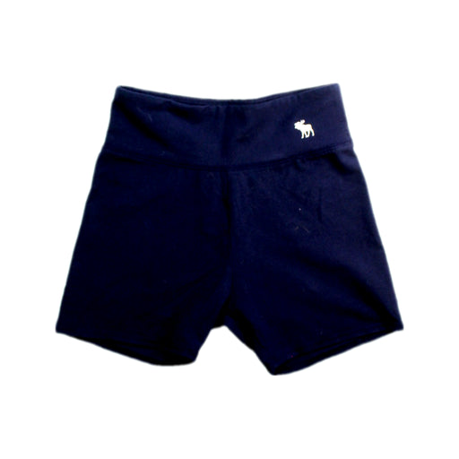 A Navy Shorts from Abercrombie & Fitch in size 13Y for girl. (Front View)