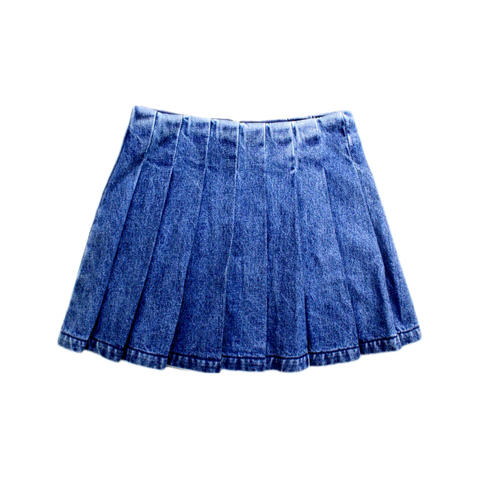 A Blue Short Skirts from Self-Portrait in size 6T for girl. (Front View)