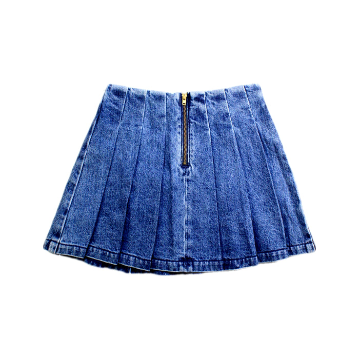 A Blue Short Skirts from Self-Portrait in size 6T for girl. (Back View)