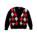 A Black Cardigans from Comme Ca Ism in size 3T for neutral. (Front View)