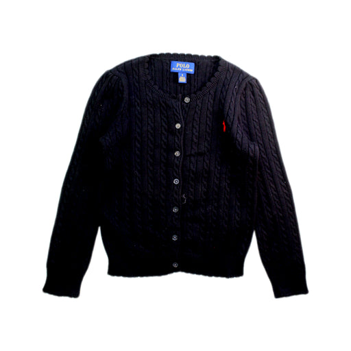 A Black Cardigans from Polo Ralph Lauren in size 5T for girl. (Front View)