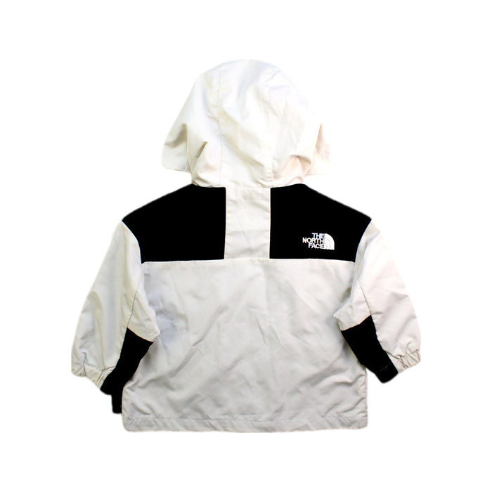 A White Puffer/Quilted Jackets from The North Face in size 2T for neutral. (Back View)
