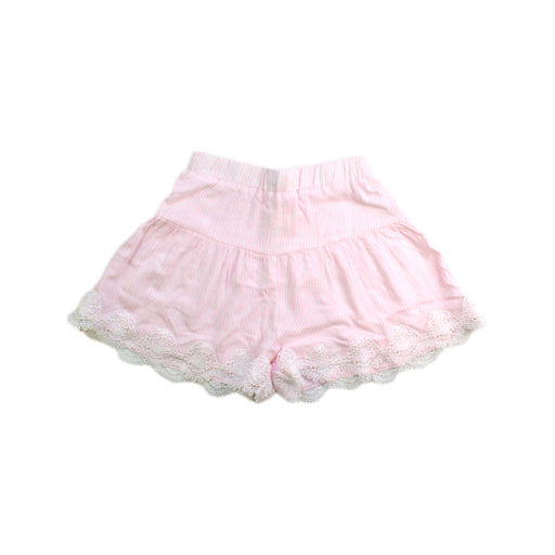 A Pink Shorts from Momonittu in size 2T for girl. (Front View)