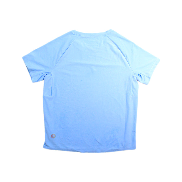 A Blue Active Tops from Moody Tiger in size 6T for neutral. (Back View)