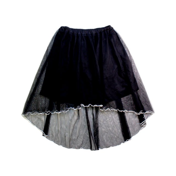 A Black Tulle Skirts from Bonnie Jean in size 7Y for girl. (Front View)