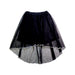 A Black Tulle Skirts from Bonnie Jean in size 7Y for girl. (Front View)