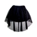 A Black Tulle Skirts from Bonnie Jean in size 7Y for girl. (Back View)