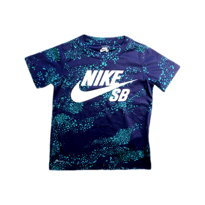 A Blue Short Sleeve T Shirts from Nike in size 4T for boy. (Front View)