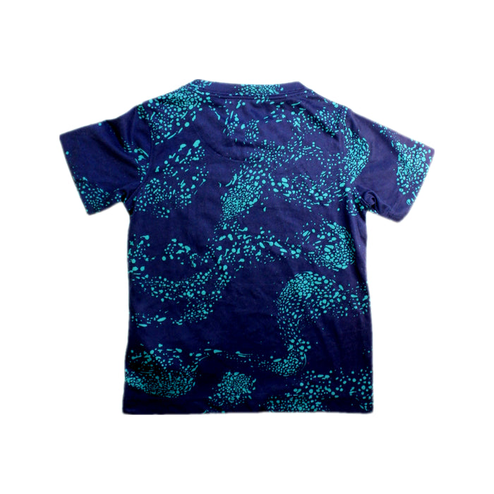 A Blue Short Sleeve T Shirts from Nike in size 4T for boy. (Back View)