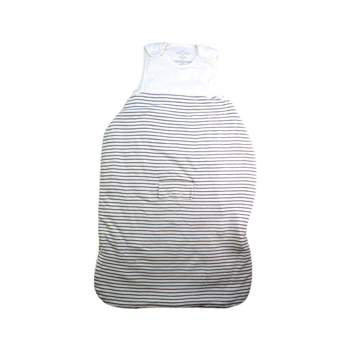 A White Sleepsacs from Mori in size 12-18M for neutral. (Front View)