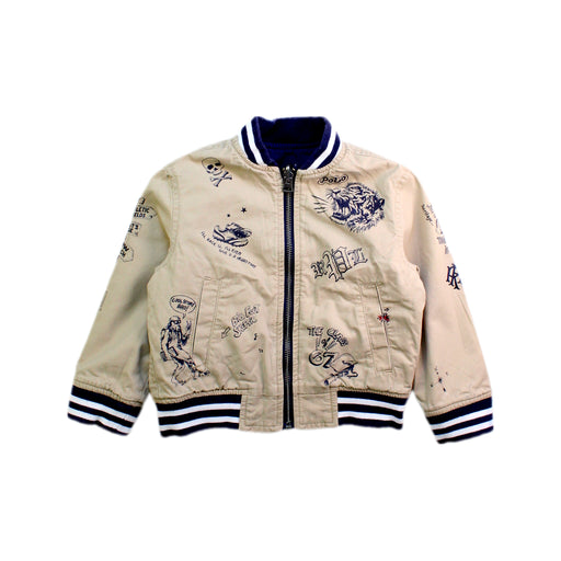 A Beige Lightweight Jackets from Polo Ralph Lauren in size 2T for boy. (Front View)