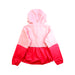 A Pink Rain Jackets from Columbia in size 8Y for girl. (Back View)