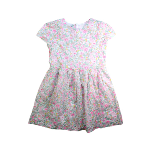 A Pink Short Sleeve Dresses from Jacadi in size 8Y for girl. (Front View)