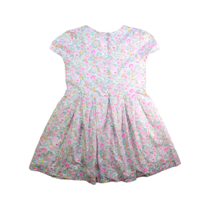 A Pink Short Sleeve Dresses from Jacadi in size 8Y for girl. (Back View)