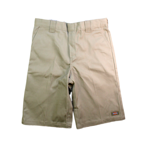 A Beige Shorts from Dickies in size 14Y for boy. (Front View)