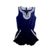 A Navy Sleeveless Rompers from Seed in size 8Y for girl. (Front View)