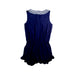 A Navy Sleeveless Rompers from Seed in size 8Y for girl. (Back View)