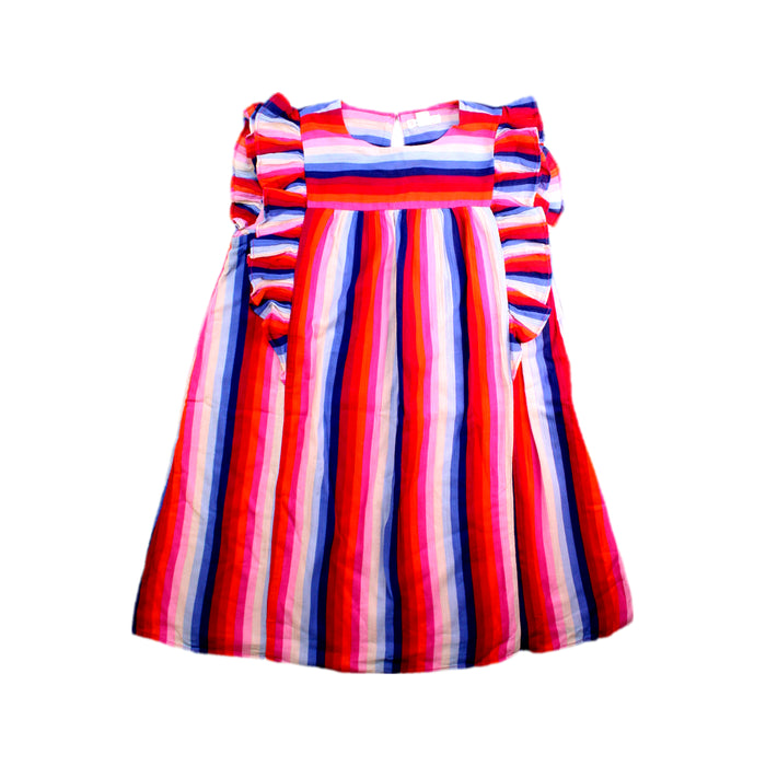 A Multicolour Sleeveless Dresses from Crewcuts in size 8Y for girl. (Front View)