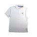 A White Short Sleeve Polos from Nautica in size 10Y for boy. (Front View)