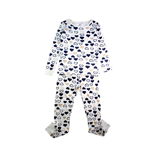 A Navy Pyjama Sets from Crewcuts in size 10Y for girl. (Front View)