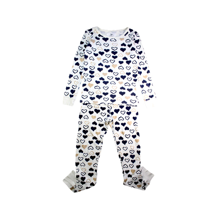 A Navy Pyjama Sets from Crewcuts in size 10Y for girl. (Front View)