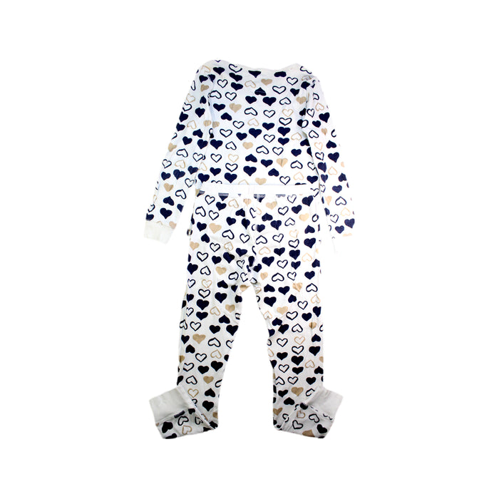 A Navy Pyjama Sets from Crewcuts in size 10Y for girl. (Back View)