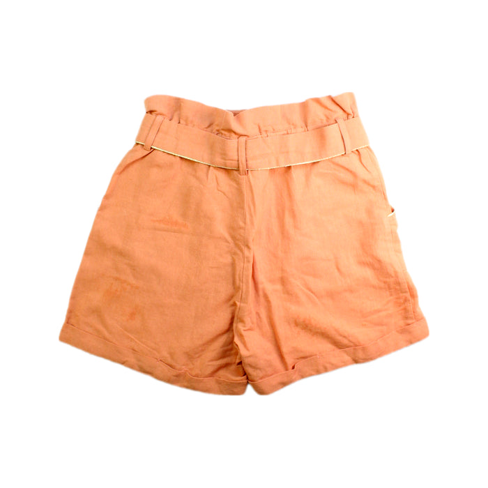 A Orange Shorts from Excuse My French in size 10Y for girl. (Back View)