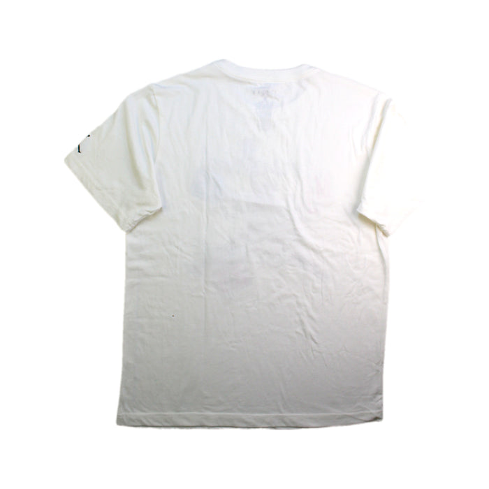 A White Short Sleeve T Shirts from Air Jordan in size 7Y for boy. (Back View)