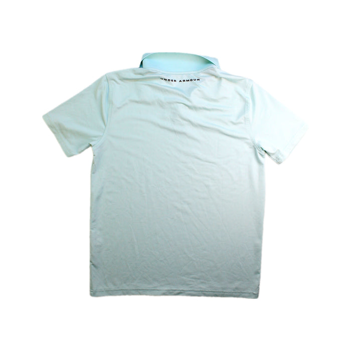 A White Short Sleeve Polos from Under Armour in size 14Y for boy. (Back View)