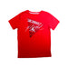 A Red Short Sleeve T Shirts from Air Jordan in size 12Y for boy. (Front View)