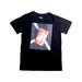A Black Short Sleeve T Shirts from Nike in size 10Y for boy. (Front View)