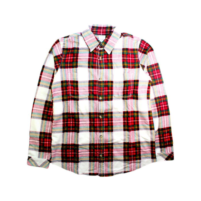 A Red Long Sleeve Shirts from Hanna Andersson in size 12Y for boy. (Front View)