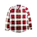 A Red Long Sleeve Shirts from Hanna Andersson in size 12Y for boy. (Front View)