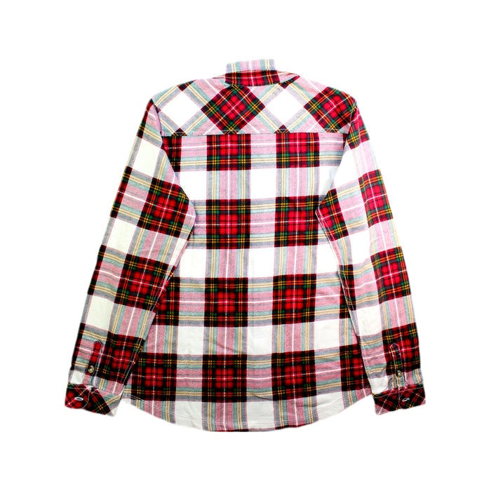 A Red Long Sleeve Shirts from Hanna Andersson in size 12Y for boy. (Back View)