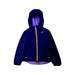 A Blue Lightweight Jackets from K-Way in size 8Y for neutral. (Front View)