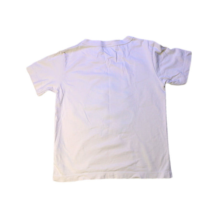A White Short Sleeve T Shirts from Petit Bateau in size 8Y for boy. (Back View)