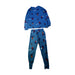 A Blue Pyjama Sets from Petit Bateau in size 8Y for boy. (Front View)