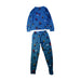 A Blue Pyjama Sets from Petit Bateau in size 8Y for boy. (Back View)