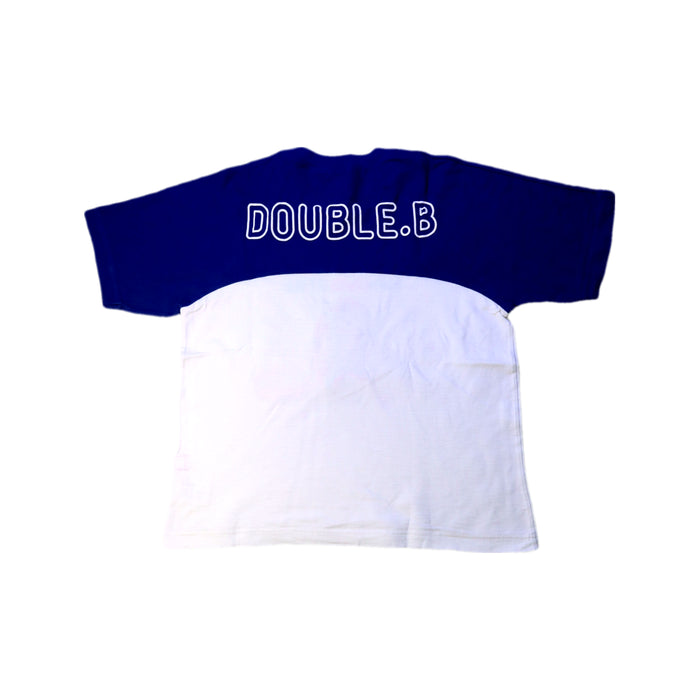 A White Short Sleeve T Shirts from Miki House in size 7Y for boy. (Back View)