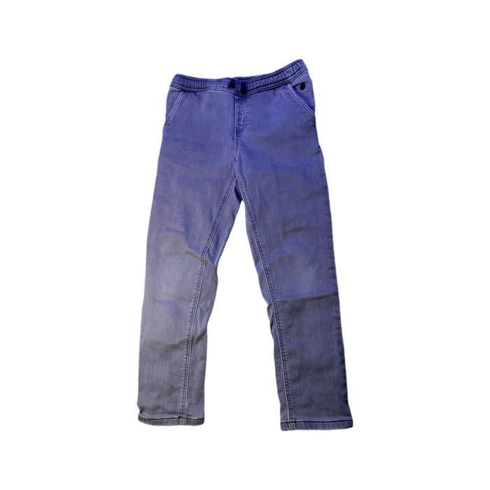 A Grey Jeans from Petit Bateau in size 8Y for boy. (Front View)