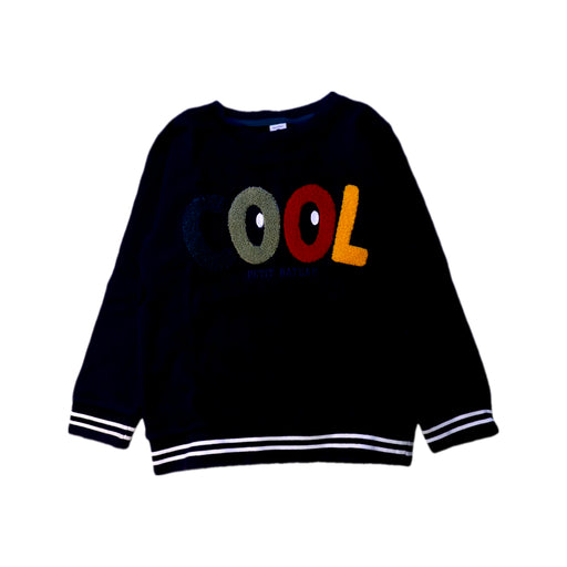 A Navy Crewneck Sweatshirts from Petit Bateau in size 8Y for boy. (Front View)