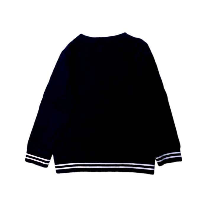 A Navy Crewneck Sweatshirts from Petit Bateau in size 8Y for boy. (Back View)
