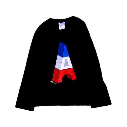 A Navy Long Sleeve T Shirts from Jacadi in size 8Y for boy. (Front View)