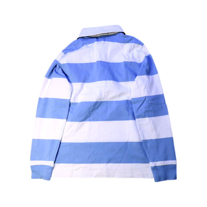 A White Long Sleeve Polos from Polo Ralph Lauren in size 6T for boy. (Back View)