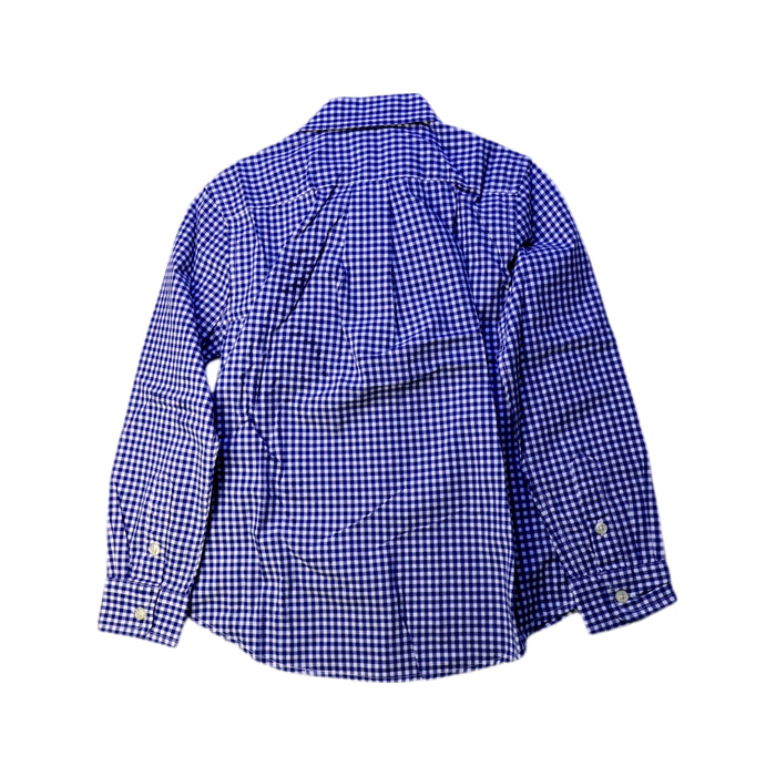 A Blue Long Sleeve Shirts from Ralph Lauren in size 5T for boy. (Back View)