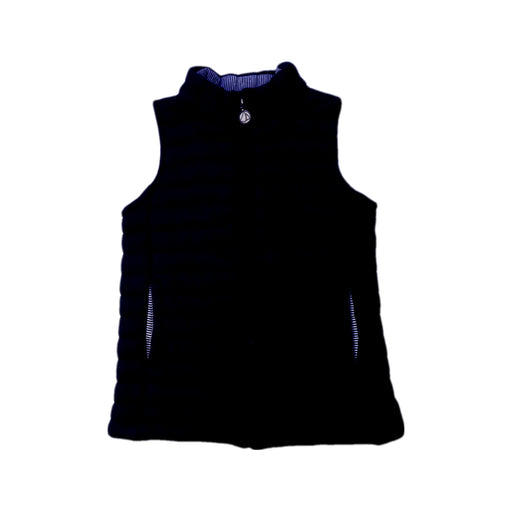 A Navy Outerwear Vests from Petit Bateau in size 8Y for boy. (Front View)