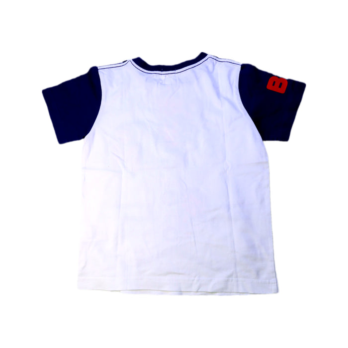 A White Short Sleeve T Shirts from Bape by A Bathing Ape in size 5T for boy. (Back View)