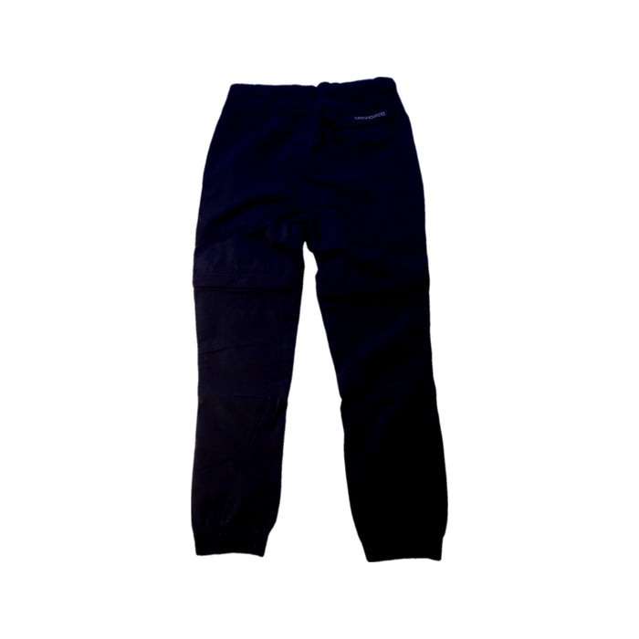 A Navy Casual Pants from Craghoppers in size 7Y for boy. (Back View)